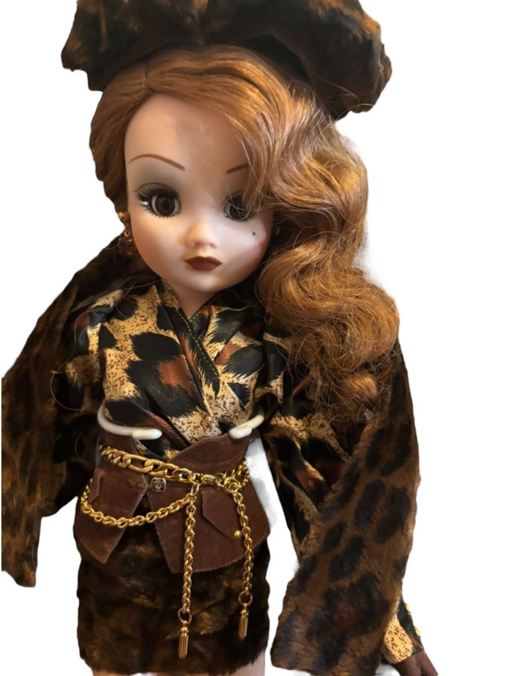 Madame Alexander “Couture Collection Coral and Leopard Travel Ensemble" Doll COA